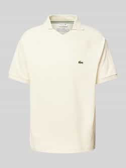 Lacoste Classic fit poloshirt met labelstitching