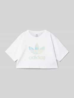 Adidas Originals Kort T-shirt met labelprint