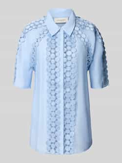 Copenhagen Muse Regular fit blouse met blinde knoopsluiting model 'MOLLY'