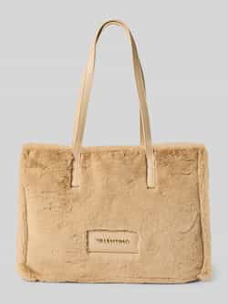 VALENTINO BAGS Shopper van imitatiebont met labeldetail model 'SPECIAL FADIA'