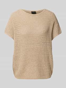 S.Oliver BLACK LABEL Loose fit gebreide spencer met extra brede schouders