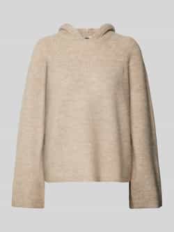 Gina Tricot Gebreide pullover met capuchon en alpaca