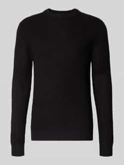 Jack & jones Gebreide pullover met ribboorden model 'LINK'