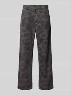 Carhartt Work In Progress Regular fit broek met steekzakken opzij model 'DUCK'