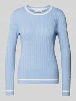 Christian Berg Woman Gebreide pullover met ribboorden