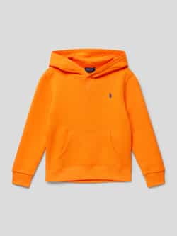 Polo Ralph Lauren Oranje Sweater met Capuchon en Pony Motif Orange Heren