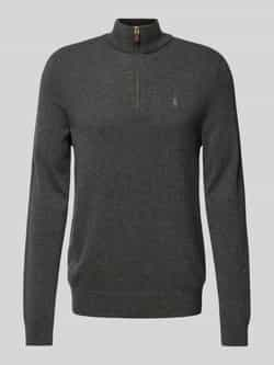 Ralph Lauren Grijze Coltrui Gebreide Kleding Aw24 Gray Heren