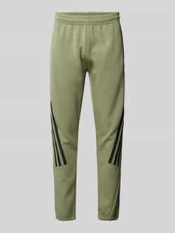 ADIDAS SPORTSWEAR Tapered fit sweatpants met labeltypische strepen