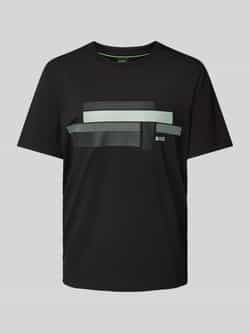 BOSS Green T-shirt met labelprint