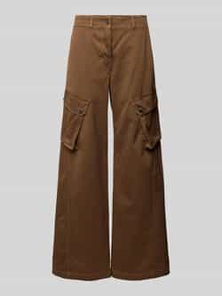 Weekend Max Mara Broek met wijde pijpen en cargozakken