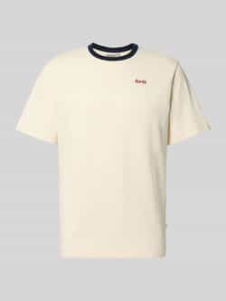 Forét-shirt van Escorial-wol met logostitching model 'RAY'