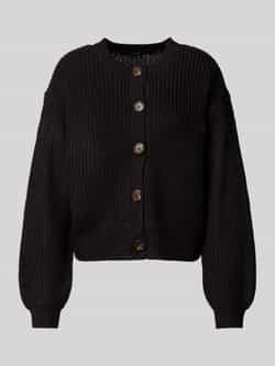Vero Moda Relaxed fit gebreid jack met enkele knoopsluiting model 'LEA'
