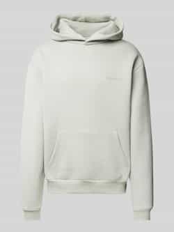 REVIEW Hoodie met labelprint