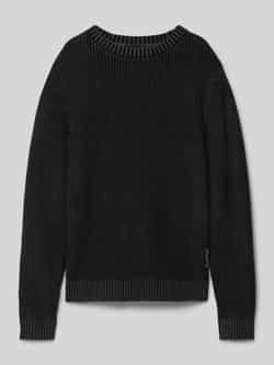 S.Oliver RED LABEL Regular fit gebreide pullover in gemêleerde look van puur katoen