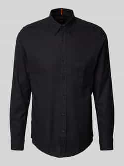 Boss Orange Regular fit vrijetijdsoverhemd met button-downkraag model 'Rickert