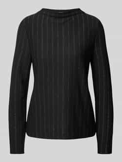 Tom Tailor Regular fit shirt met lange mouwen van jersey met strepen van effectgaren