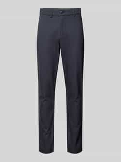 casual friday Slim fit broek in effen design model 'Philip'