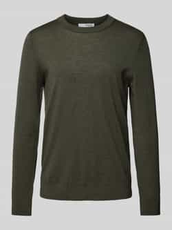 Selected Homme Gebreide pullover met ribboorden model 'TRAY'