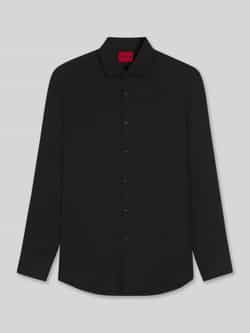 HUGO Slim fit vrijetijdsoverhemd met jacquardmotief model 'KENNO'