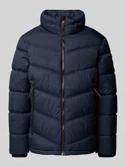 Tom Tailor Regular fit gewatteerd jack met opbergbare capuchon