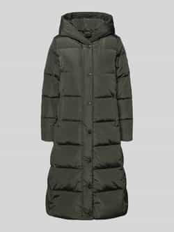 Lauren Ralph Lauren Slim fit gewatteerde lange jas met capuchon