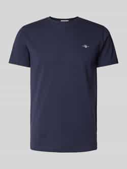 Gant Slim fit T-shirt met labelstitching