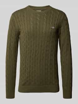 Gant Gebreide pullover met ribboorden