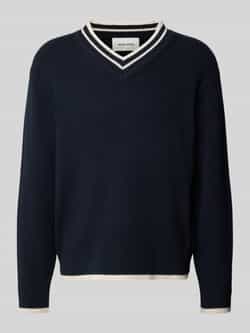 Wood Gebreide pullover met ribboorden model 'Cobek'