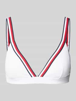 Tommy Hilfiger Swimwear Triangel-bikinitop TRIANGLE RP met ribstructuur