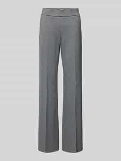 SEDUCTIVE Flared stoffen broek met persplooien model 'NANOU'