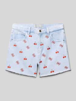 Guess Bermuda in 5-pocketmodel met labeldetail
