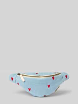 STUDIO NOOS Heuptasje met stitchings model 'Denim Hearts'