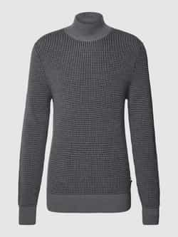 Boss Gebreide pullover met opstaande kraag model 'Maurelio'