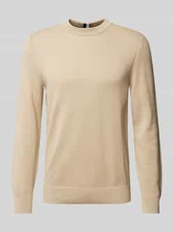 Boss Gebreide pullover met structuurmotief model 'Ecaio'