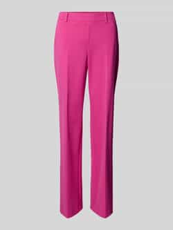 STEHMANN Straight leg stoffen broek met steekzakken model 'Fenja'