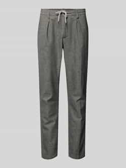 Profuomo Regular fit broek met elastische band