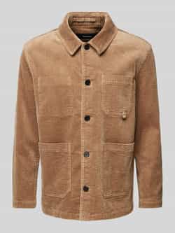 GABBA Regular fit overhemdjack in ribcordlook model 'LIBERE'