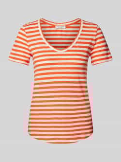 Marc O'Polo Striped V-neck Shirt Dames