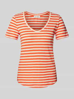 Marc O'Polo Striped V-neck Shirt Dames