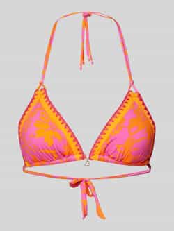 Banana moon Bikinitop met labeldetail model 'BLUCO'