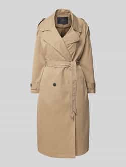 WITHBLACK Trenchcoat met reverskraag