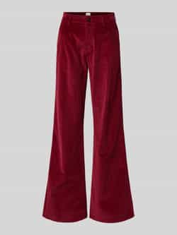 BRAX Flared corduroy broek met Franse steekzakken model 'MAINE'