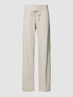 RAFFAELLO ROSSI Straight leg broek met tunnelkoord model 'CANDICE'