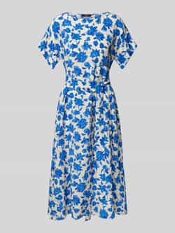 Weekend Max Mara Zijden jurk met strikceintuur model 'CANNES'