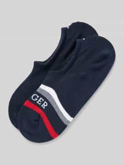 Tommy Hilfiger Kousenvoetjes met elastische ribboordjes in een set van 2 paar