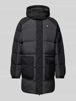 TOMMY JEANS Gewatteerde jas TJM TWO TONE PARKA contrastkleurige inzetten