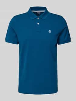 MCNEAL Regular fit poloshirt met knoopsluiting en labelstitching