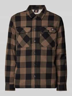 Dickies Regular fit vrijetijdsoverhemd met kentkraag model 'LINED SACRAMENTO'