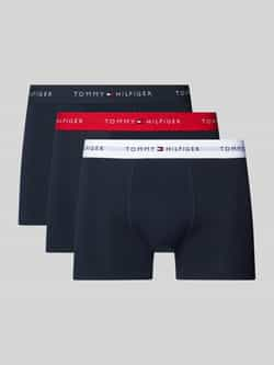 Tommy Hilfiger Boxershort met logostitching in een set van 3 stuks