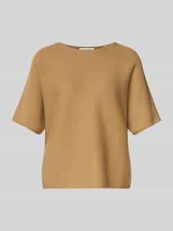Marc O'Polo Boxy fit gebreid shirt van puur katoen